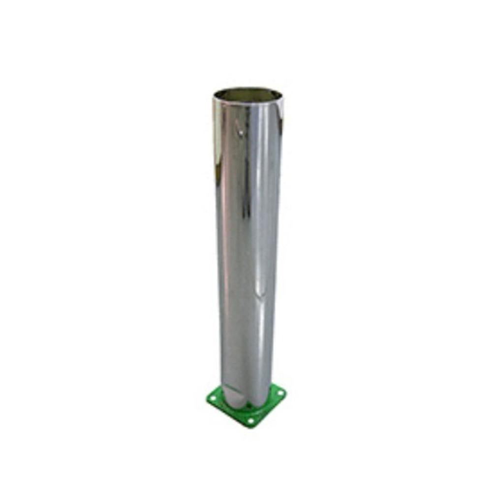 R3549 Baffled Chrome Straight Stack – Fits John Deere