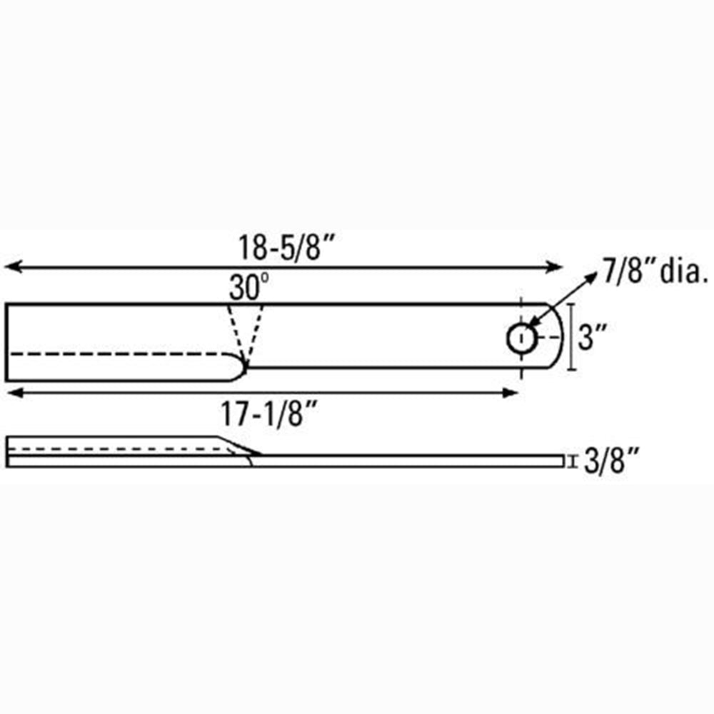 1251501 CCW Rotary Cutter Blade – Fits Woods – additional image 4