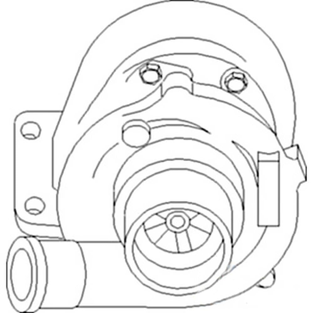 RE500287 Turbocharger – Fits John Deere