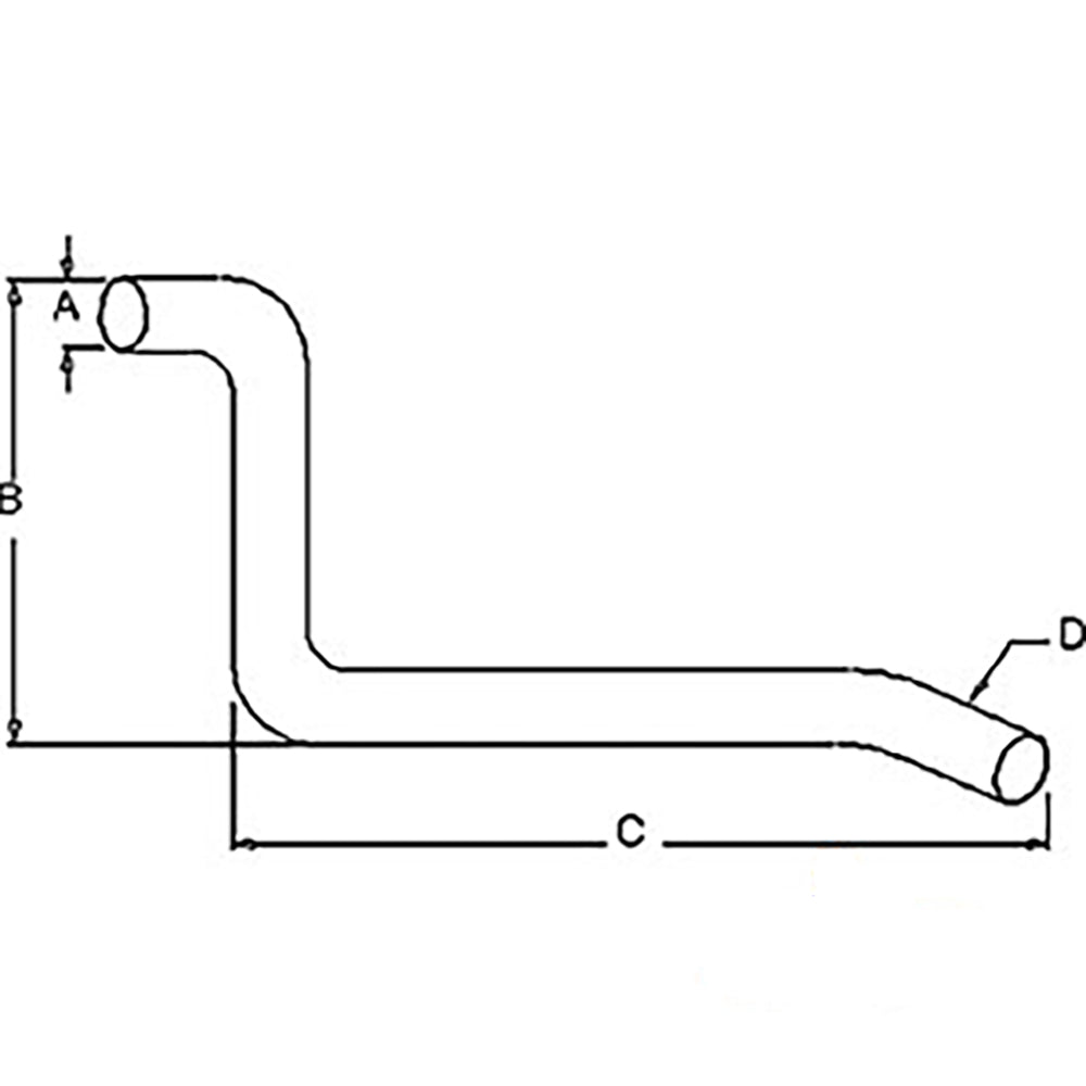 184209M1 Exhaust Pipe – Fits Massey Ferguson – additional image 4
